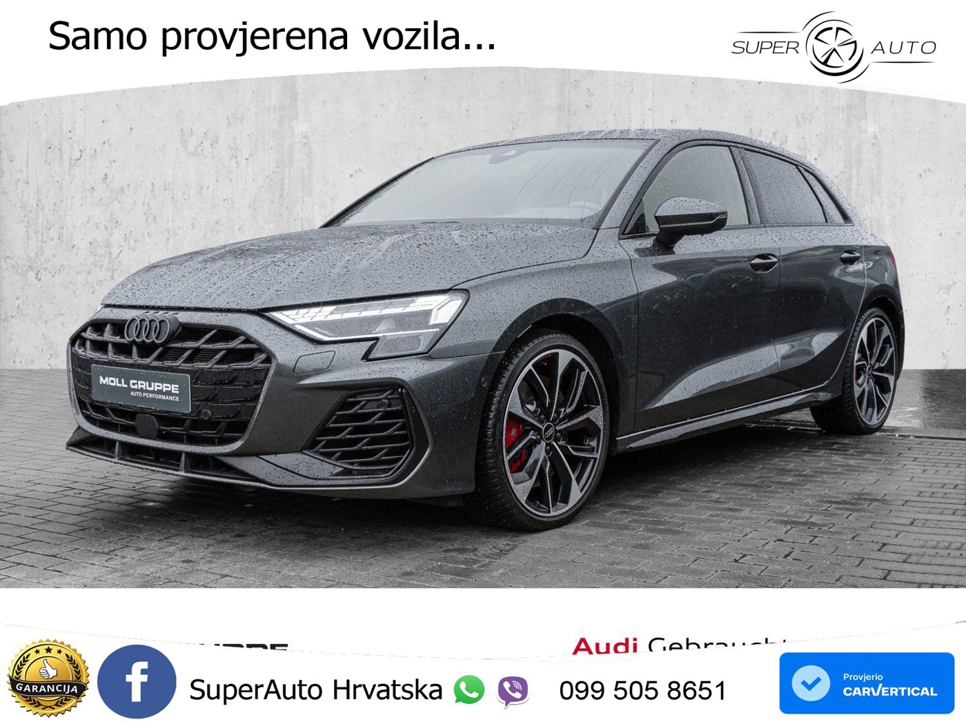 Audi S3 2.0 TFSI (333 KS) quattro S tronic MATRIX+GR SJED+KAM