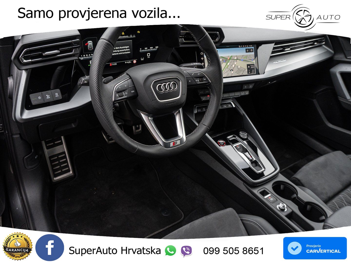 Audi S3 2.0 TFSI (333 KS) quattro S tronic MATRIX+GR SJED+KAM