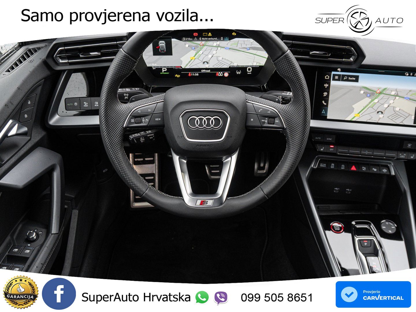 Audi S3 2.0 TFSI (333 KS) quattro S tronic MATRIX+GR SJED+KAM