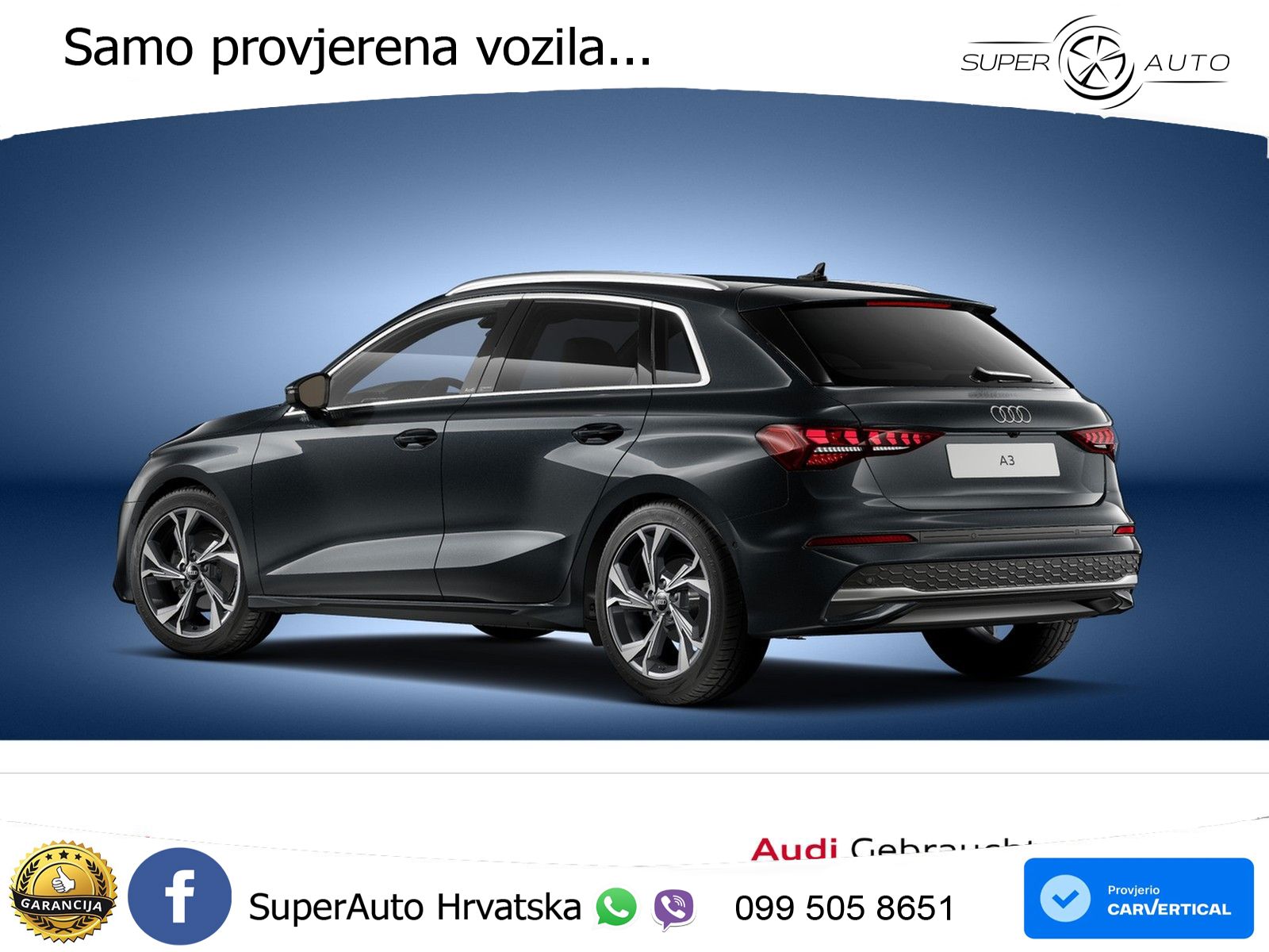 Audi A3 35 TFSI (150 KS) LED+GR SJED+ACC