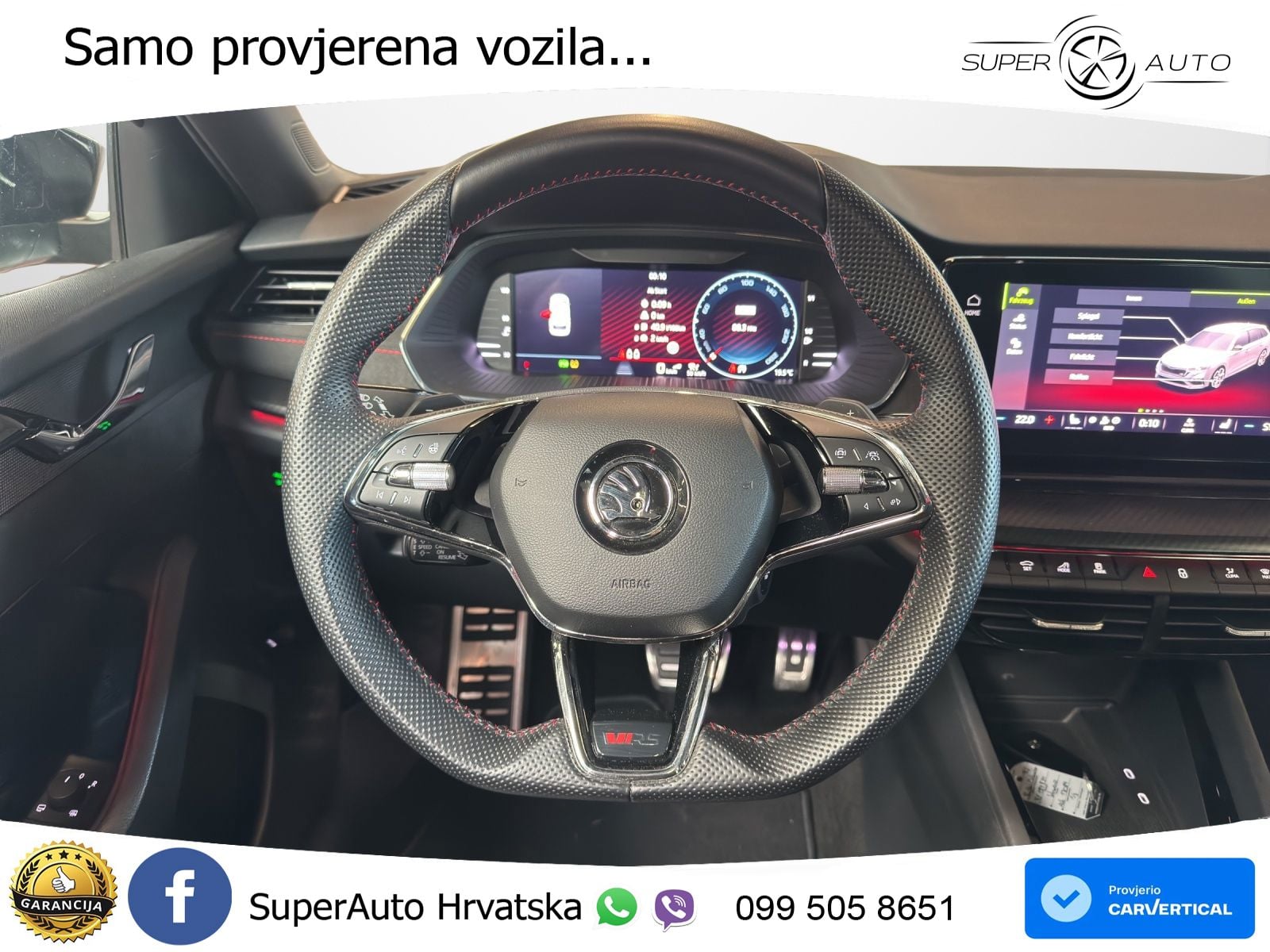 Škoda Octavia Combi RS 2.0 TDI (200 KS) DSG MATRIX+GR SJED+KAM