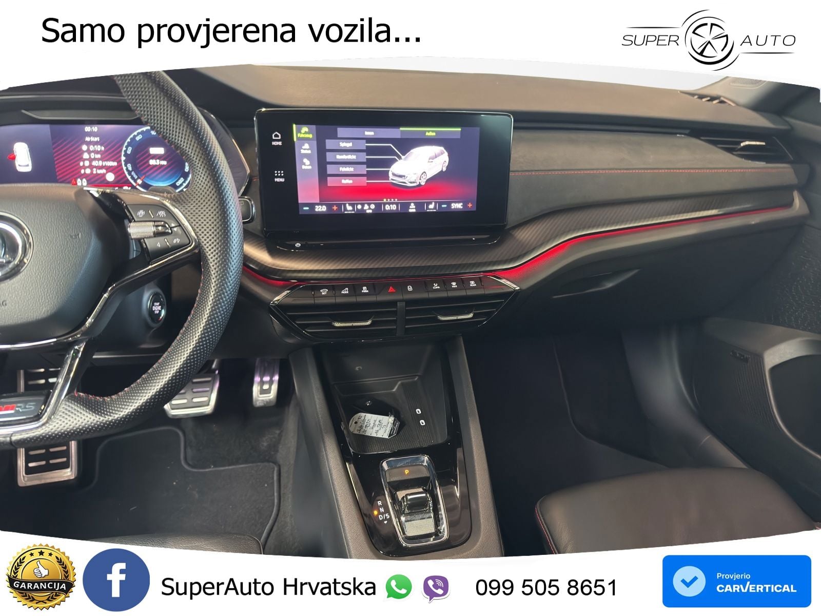 Škoda Octavia Combi RS 2.0 TDI (200 KS) DSG MATRIX+GR SJED+KAM