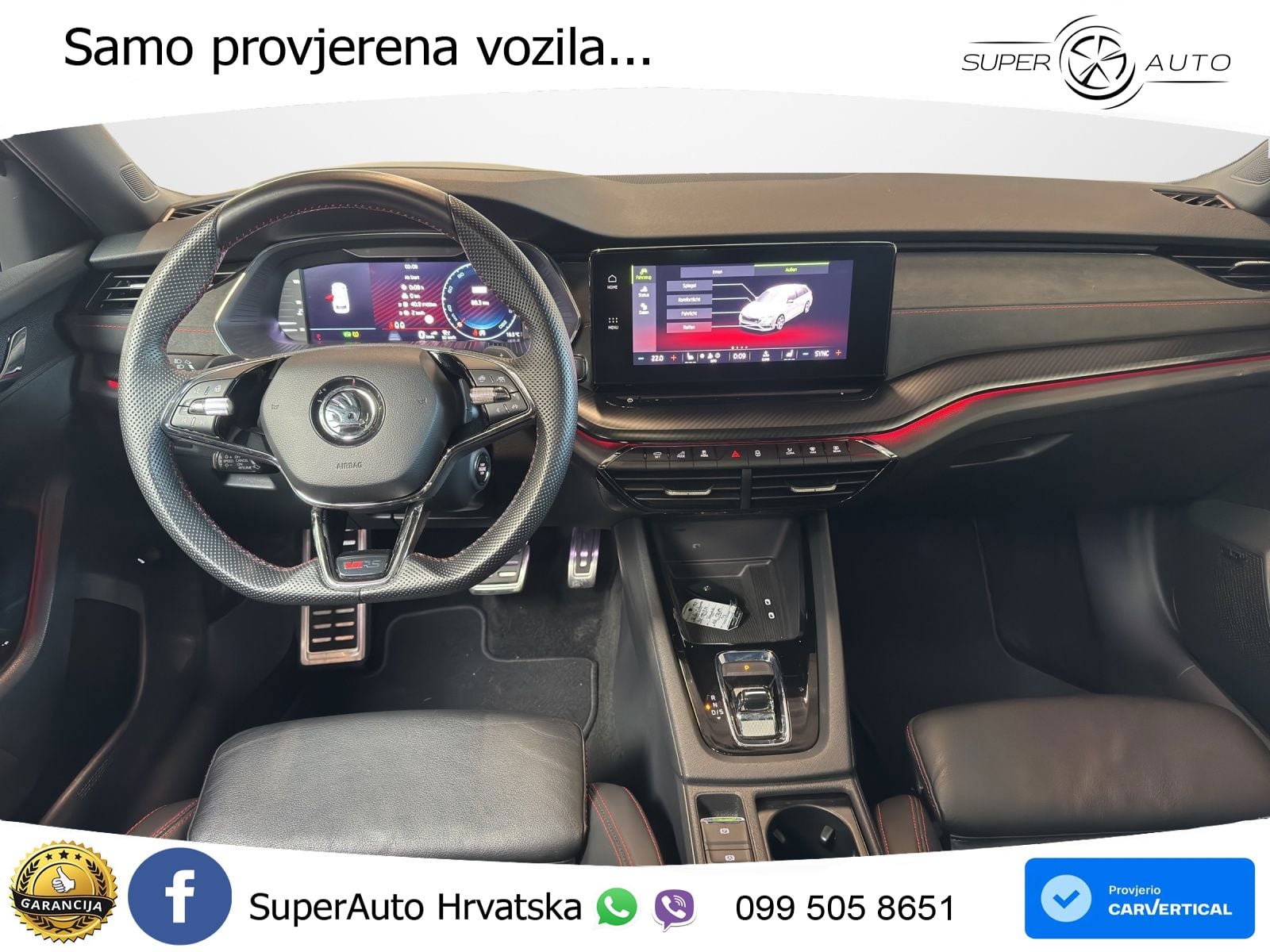Škoda Octavia Combi RS 2.0 TDI (200 KS) DSG MATRIX+GR SJED+KAM