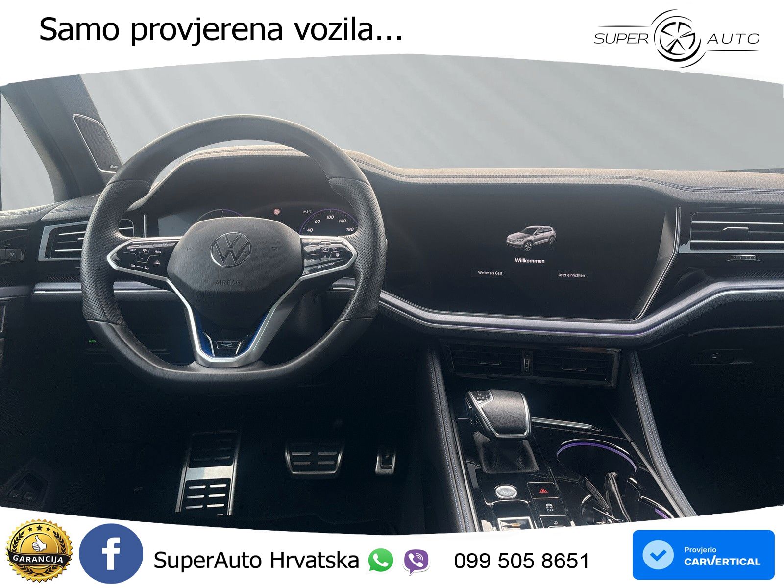 Volkswagen Touareg R 3.0 V6 TFSI (462 KS) 4MOTION Tiptronic ACC+HEAD+4xGR SJED+360+PANO