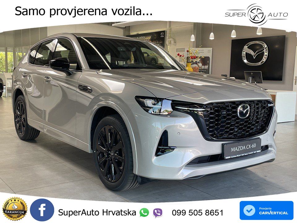 Mazda CX-60 2.5 e-Skyactiv (328 KS) AWD Automatic MATRIX+GR SJED+KAM