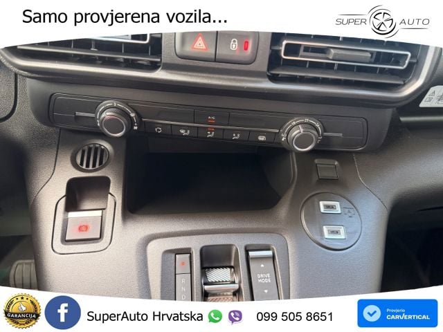 Peugeot Partner L2H1 XL Doppelkabine Navi Digitales Cock 131 KS