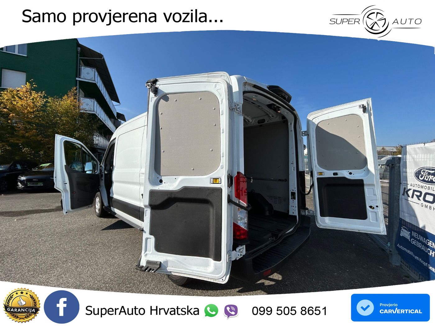 Ford Transit 350 L3H2 Trend KLIMAAUT*SPUR*CARPLAY*CAM 131 KS