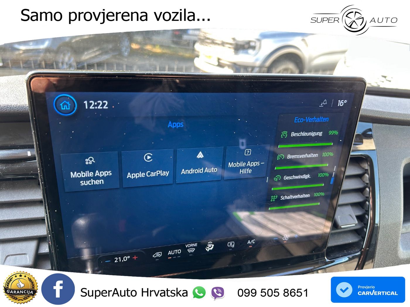 Ford Transit 350 L3H2 Trend KLIMAAUT*SPUR*CARPLAY*CAM 131 KS