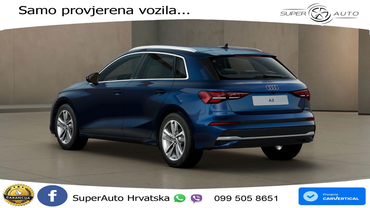 Audi A3 Sportback 30 TFSI (116 KS) LED+GR SJED+ACC