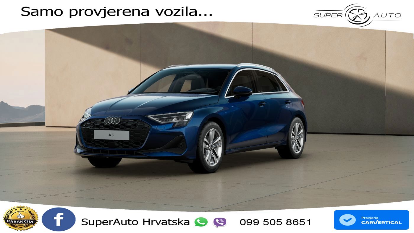 Audi A3 Sportback 30 TFSI (116 KS) LED+GR SJED+ACC