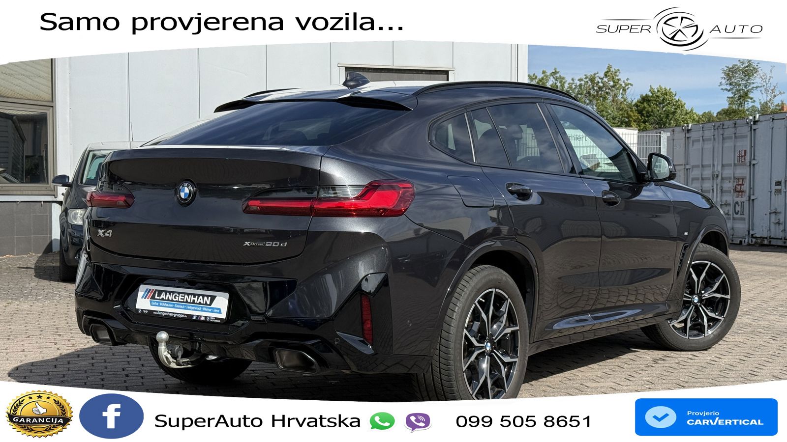 BMW X4 20d (190 KS) xDrive Steptronic M Sport LED+GR SJED+ACC