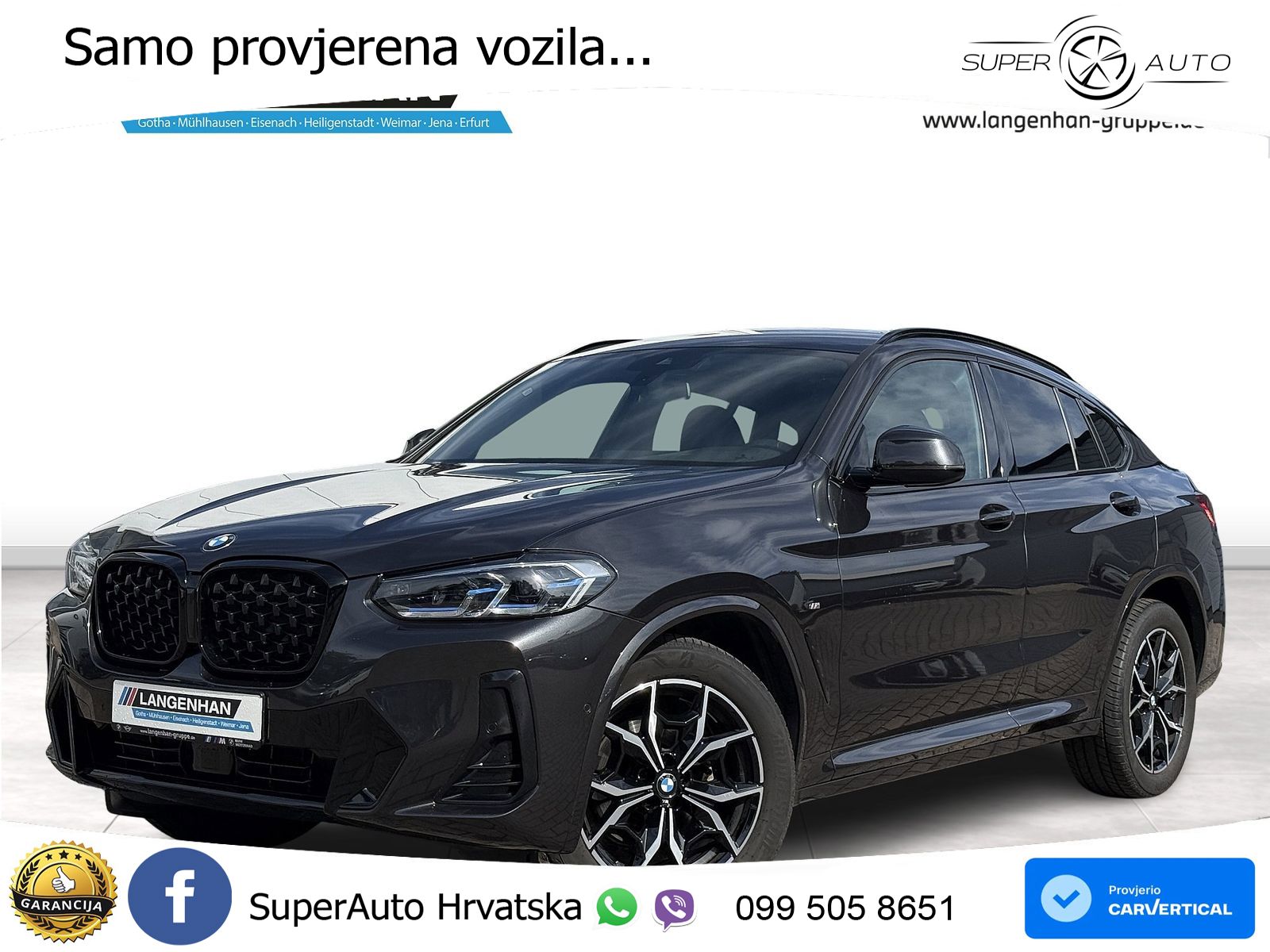 BMW X4 20d (190 KS) xDrive Steptronic M Sport LED+GR SJED+ACC