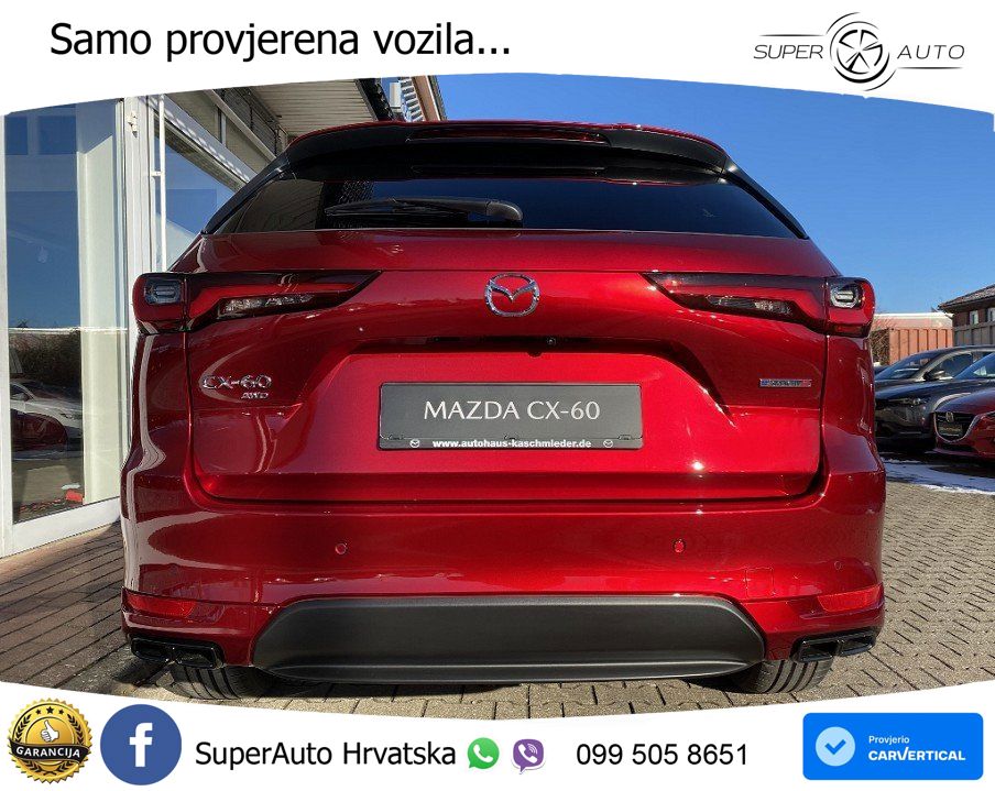 Mazda CX-60 3.3 e-Skyactiv D (254 KS) AWD Automatic MATRIX+GR SJED+KAM