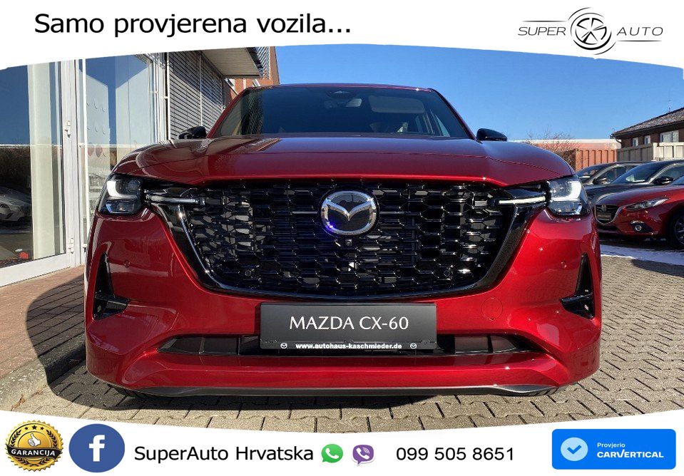 Mazda CX-60 3.3 e-Skyactiv D (254 KS) AWD Automatic MATRIX+GR SJED+KAM