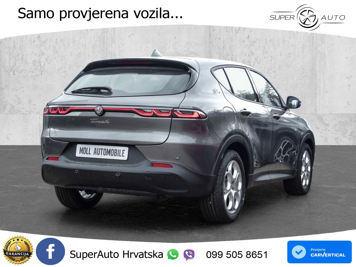 Alfa Romeo Tonale 1.5 Turbo (130 KS) 48V-Hybrid TCT LED+GR SJED+ACC