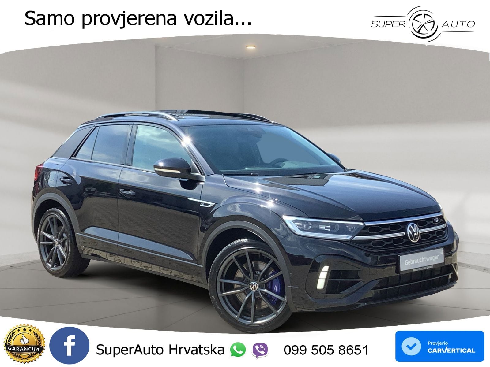 Volkswagen T-Roc I R 2.0 TSI (300 KS) OPF 4M DSG LED+GR SJED+ACC