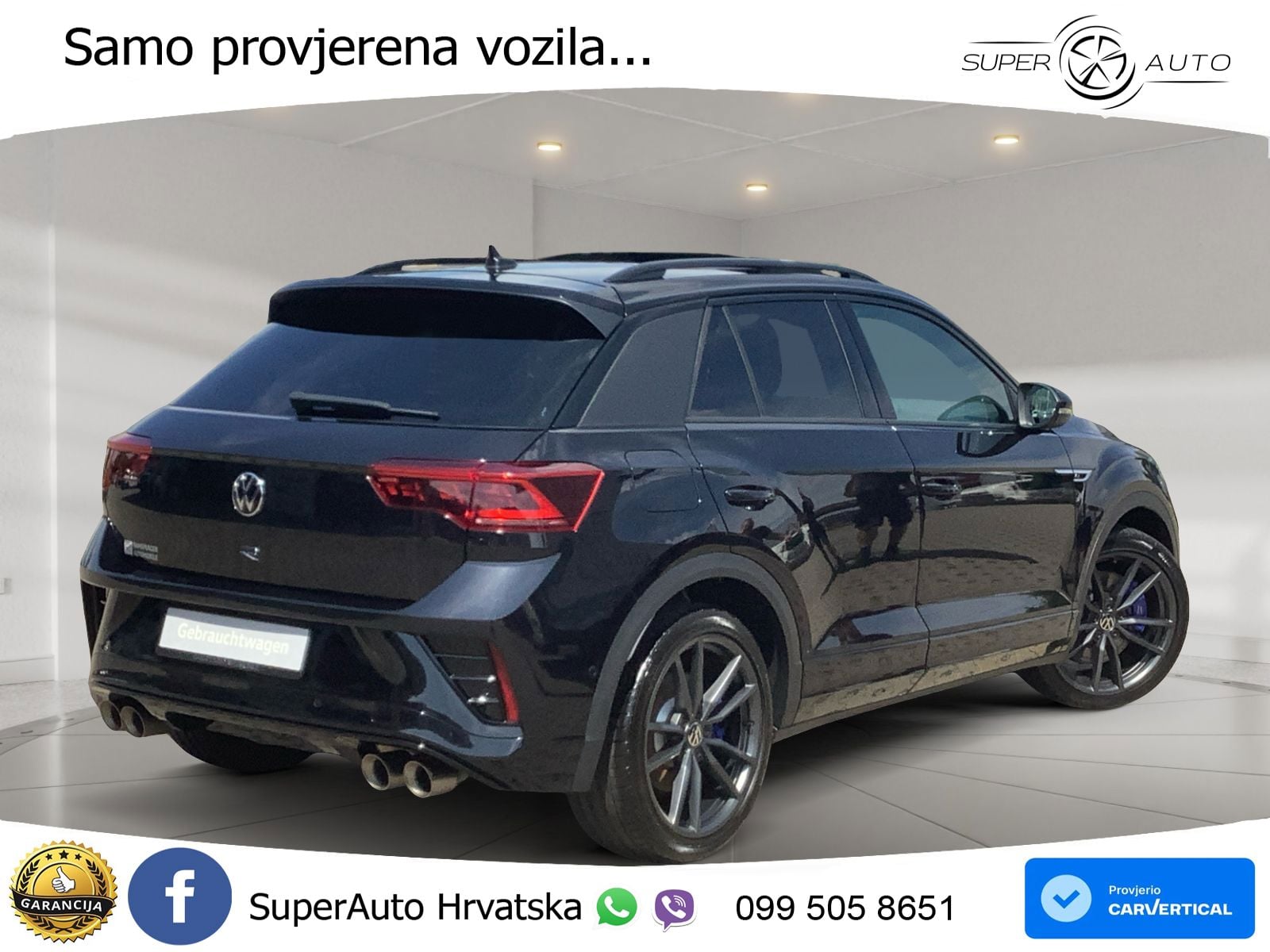Volkswagen T-Roc I R 2.0 TSI (300 KS) OPF 4M DSG LED+GR SJED+ACC