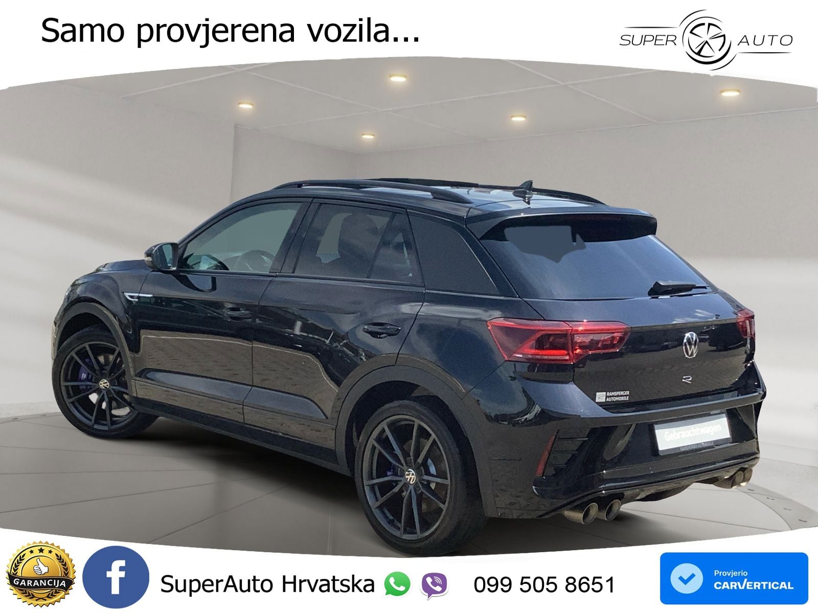 Volkswagen T-Roc I R 2.0 TSI (300 KS) OPF 4M DSG LED+GR SJED+ACC