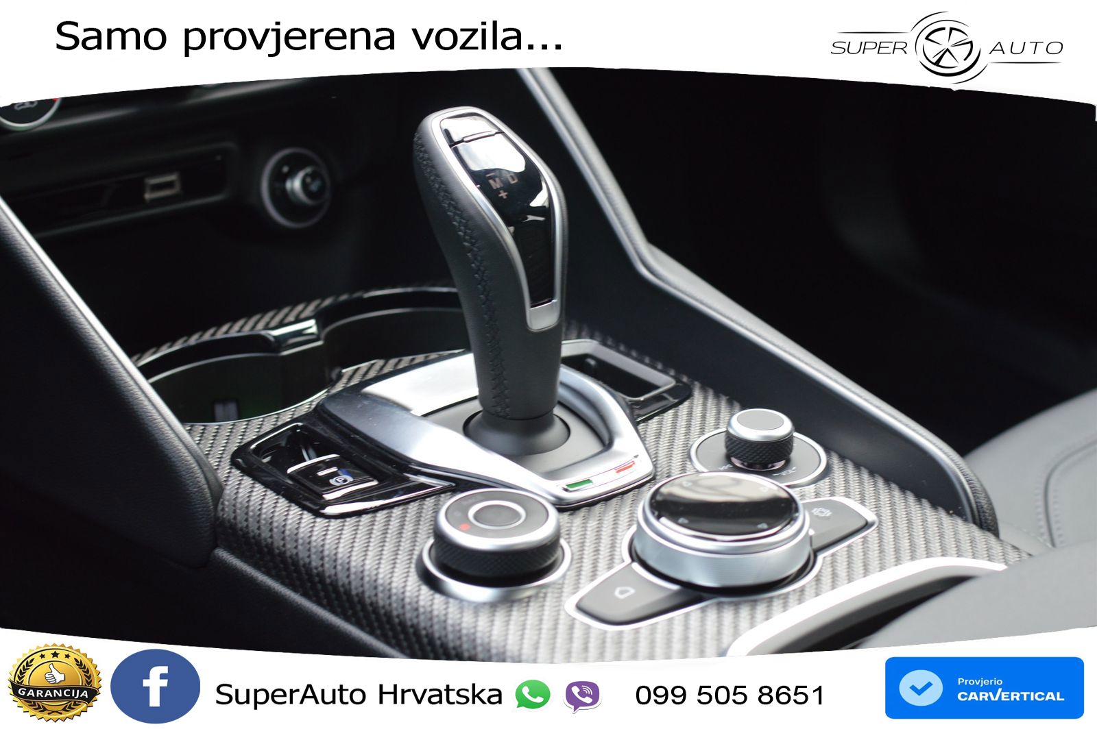 Alfa Romeo Giulia Quadrifoglio 2.9 V6 Bi-Turbo (520 KS) Automatic LED+GR SJED+ACC