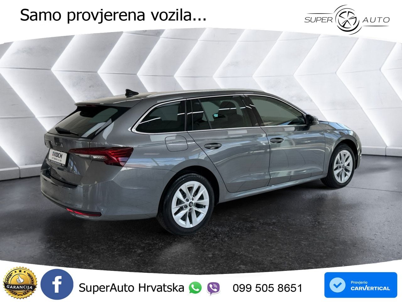 Škoda Octavia Combi 2.0 TDI (150 KS) DSG LED+GR SJED+ACC