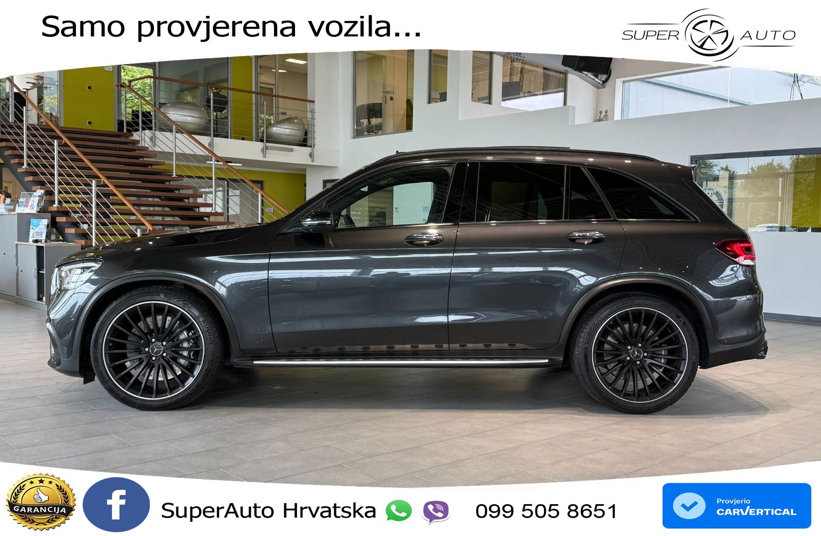 Mercedes AMG GLC 63 V8 (476 KS) 4MATIC+ MCT LED+GR SJED+ACC