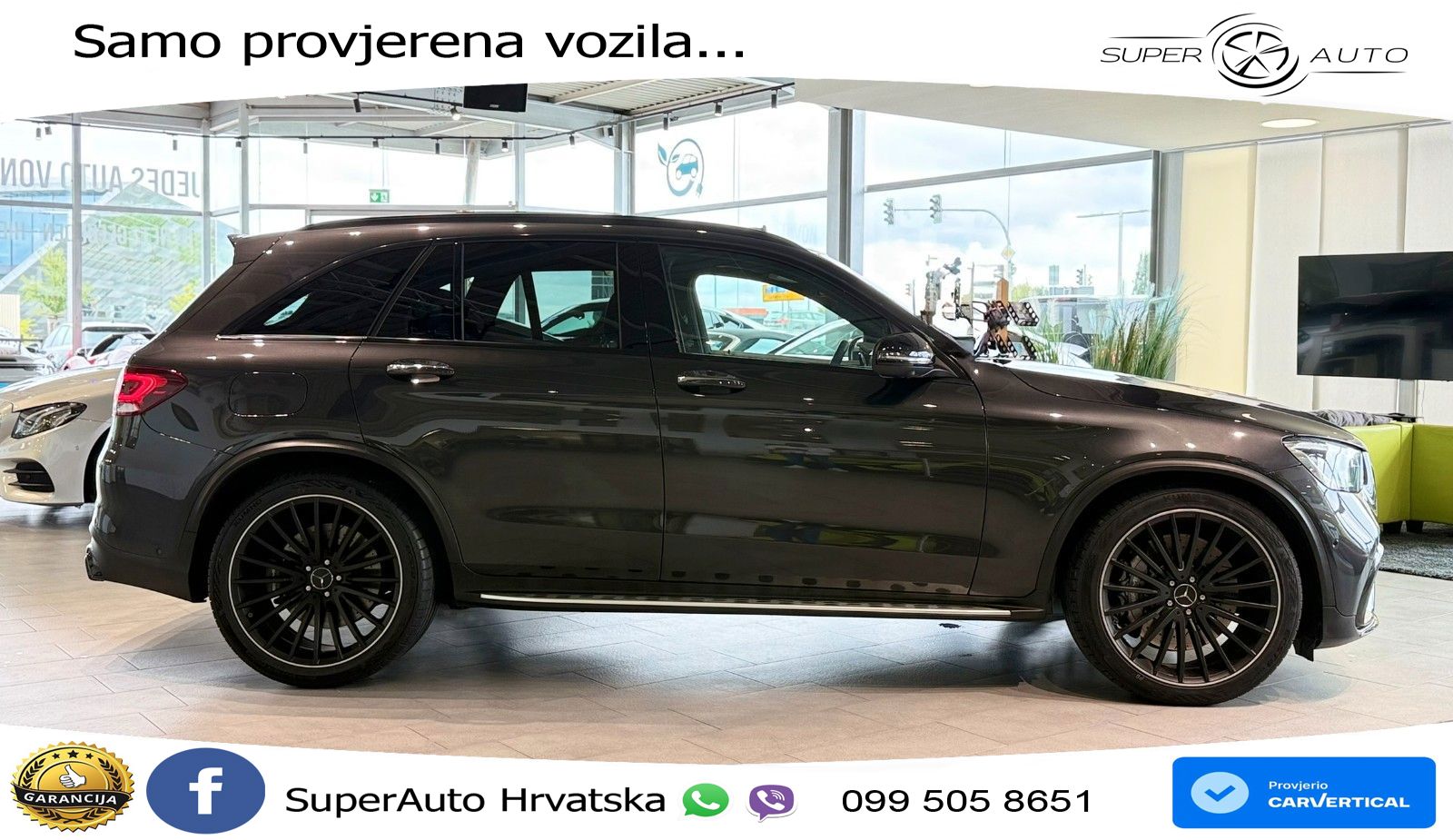 Mercedes AMG GLC 63 V8 (476 KS) 4MATIC+ MCT LED+GR SJED+ACC
