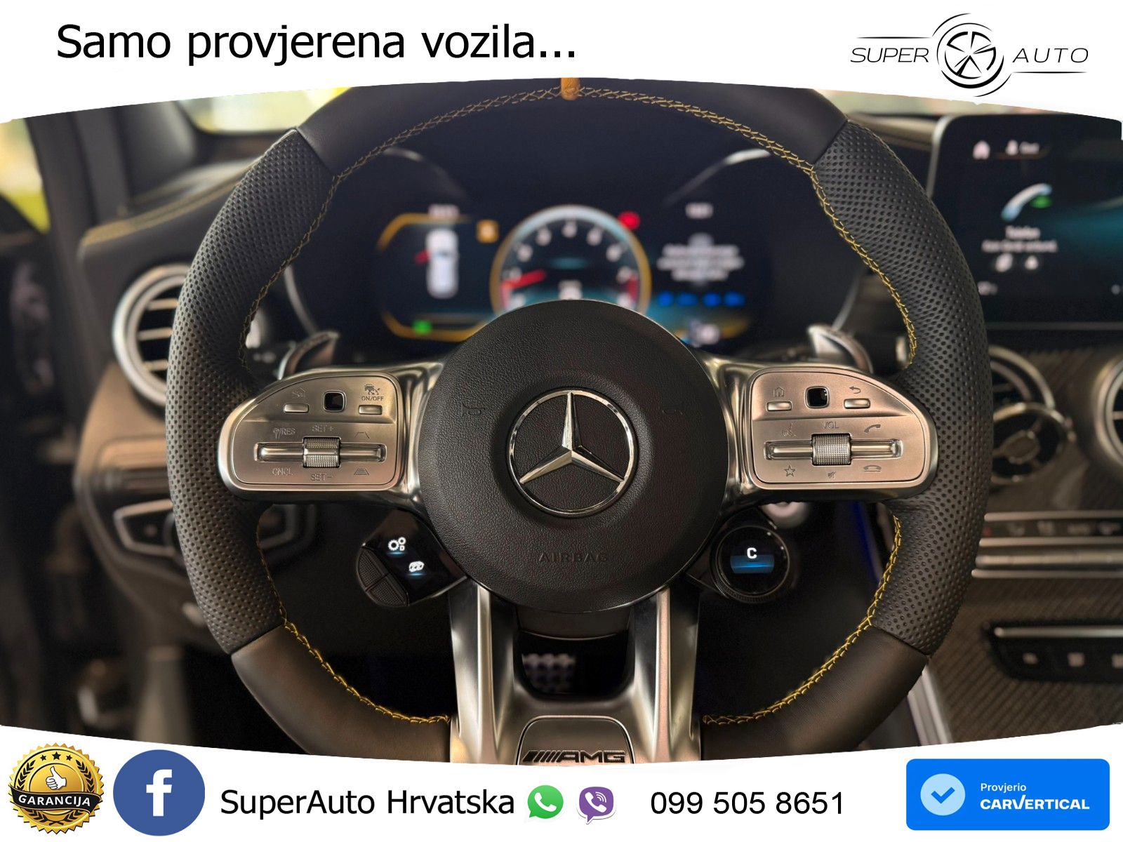 Mercedes AMG GLC 63 V8 (476 KS) 4MATIC+ MCT LED+GR SJED+ACC