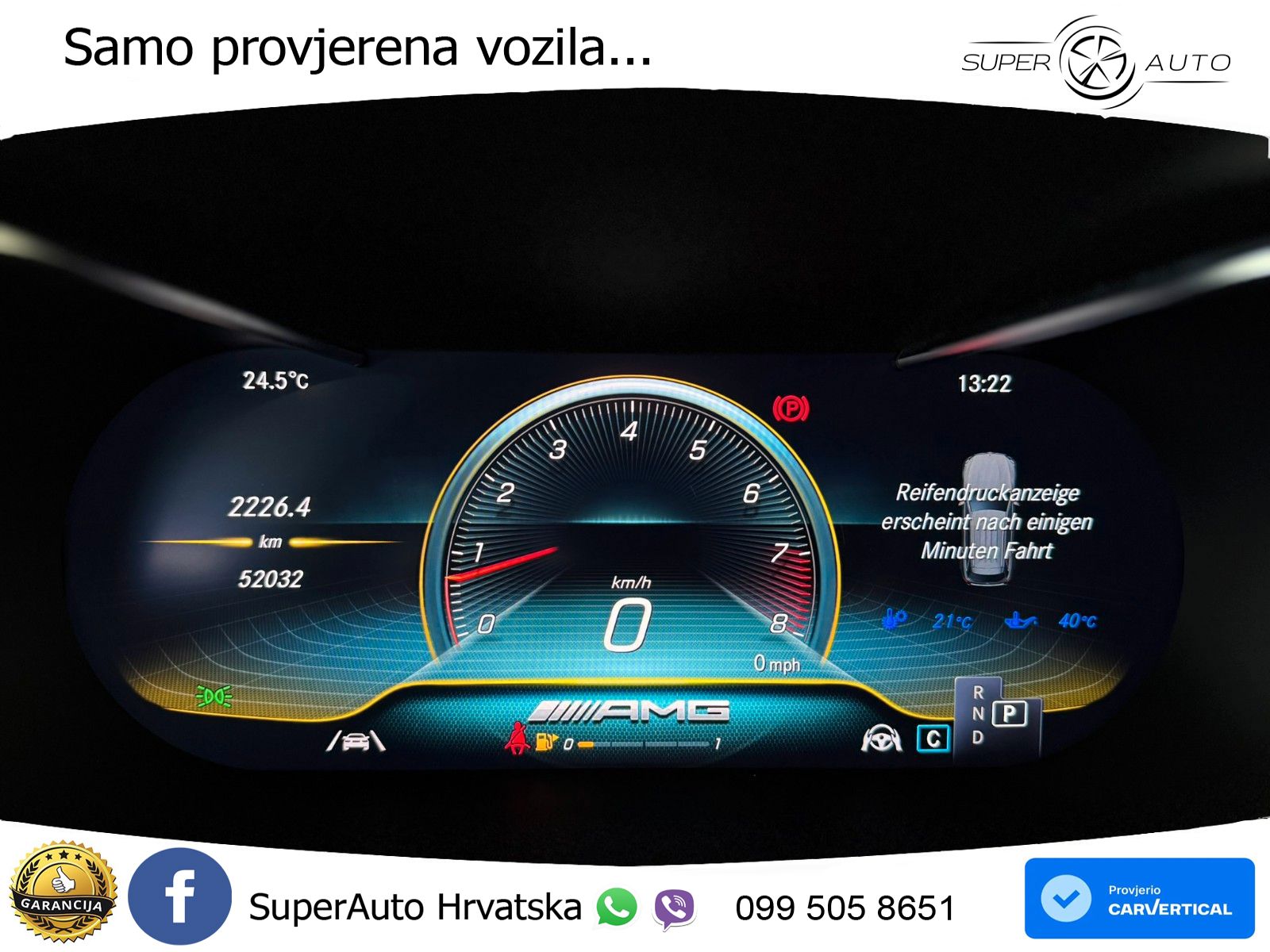 Mercedes AMG GLC 63 V8 (476 KS) 4MATIC+ MCT LED+GR SJED+ACC