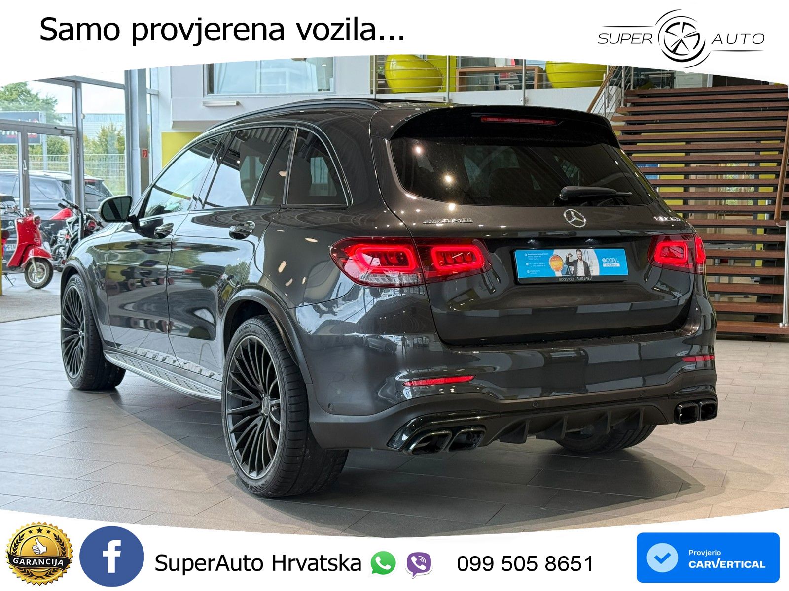 Mercedes AMG GLC 63 V8 (476 KS) 4MATIC+ MCT LED+GR SJED+ACC