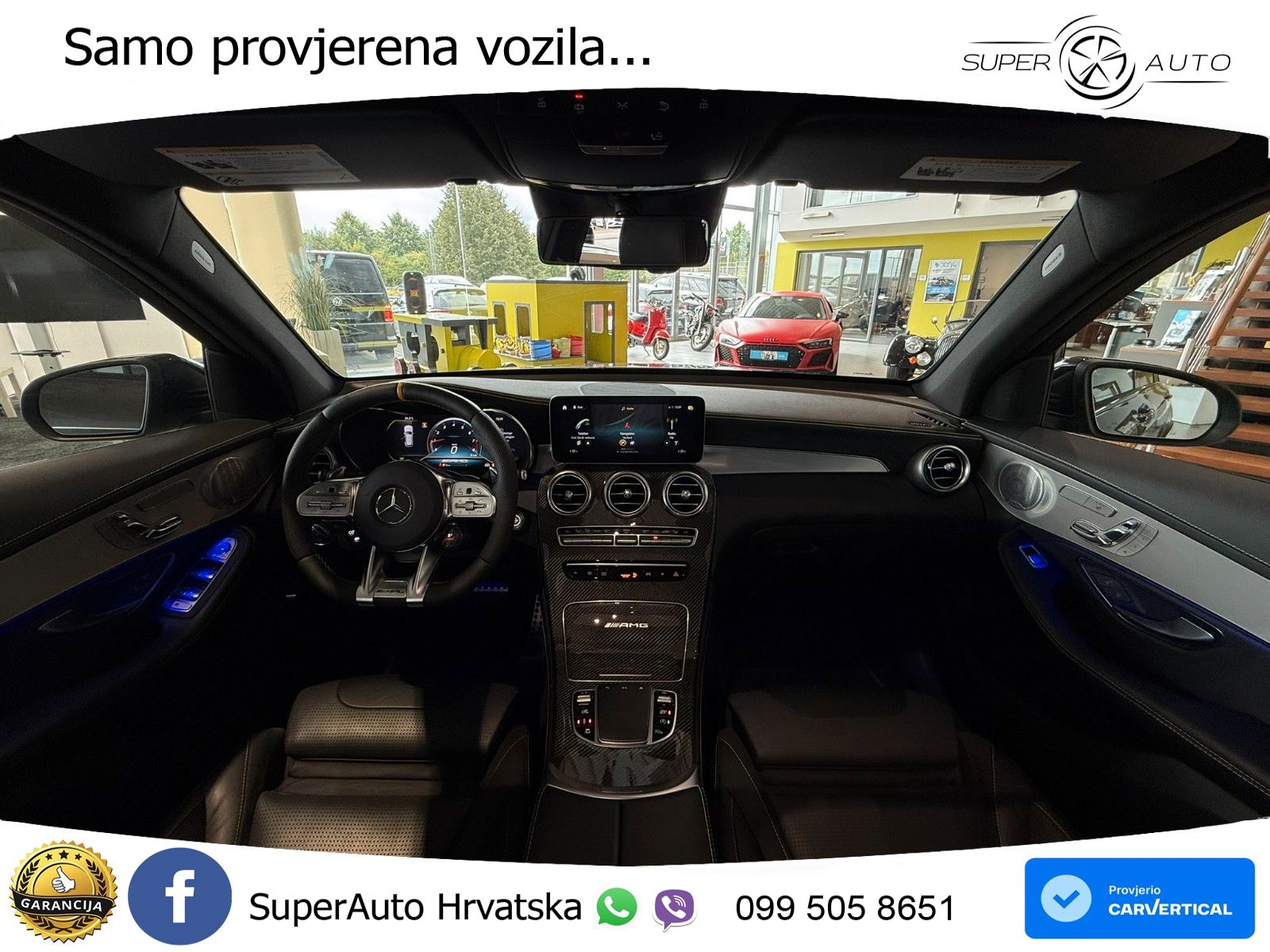 Mercedes AMG GLC 63 V8 (476 KS) 4MATIC+ MCT LED+GR SJED+ACC