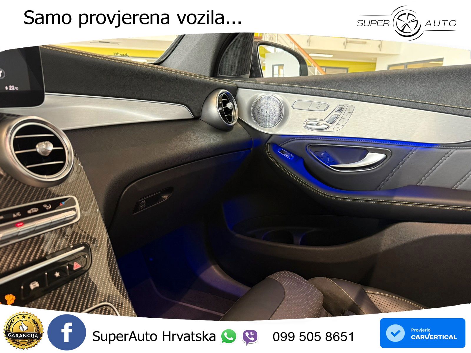 Mercedes AMG GLC 63 V8 (476 KS) 4MATIC+ MCT LED+GR SJED+ACC