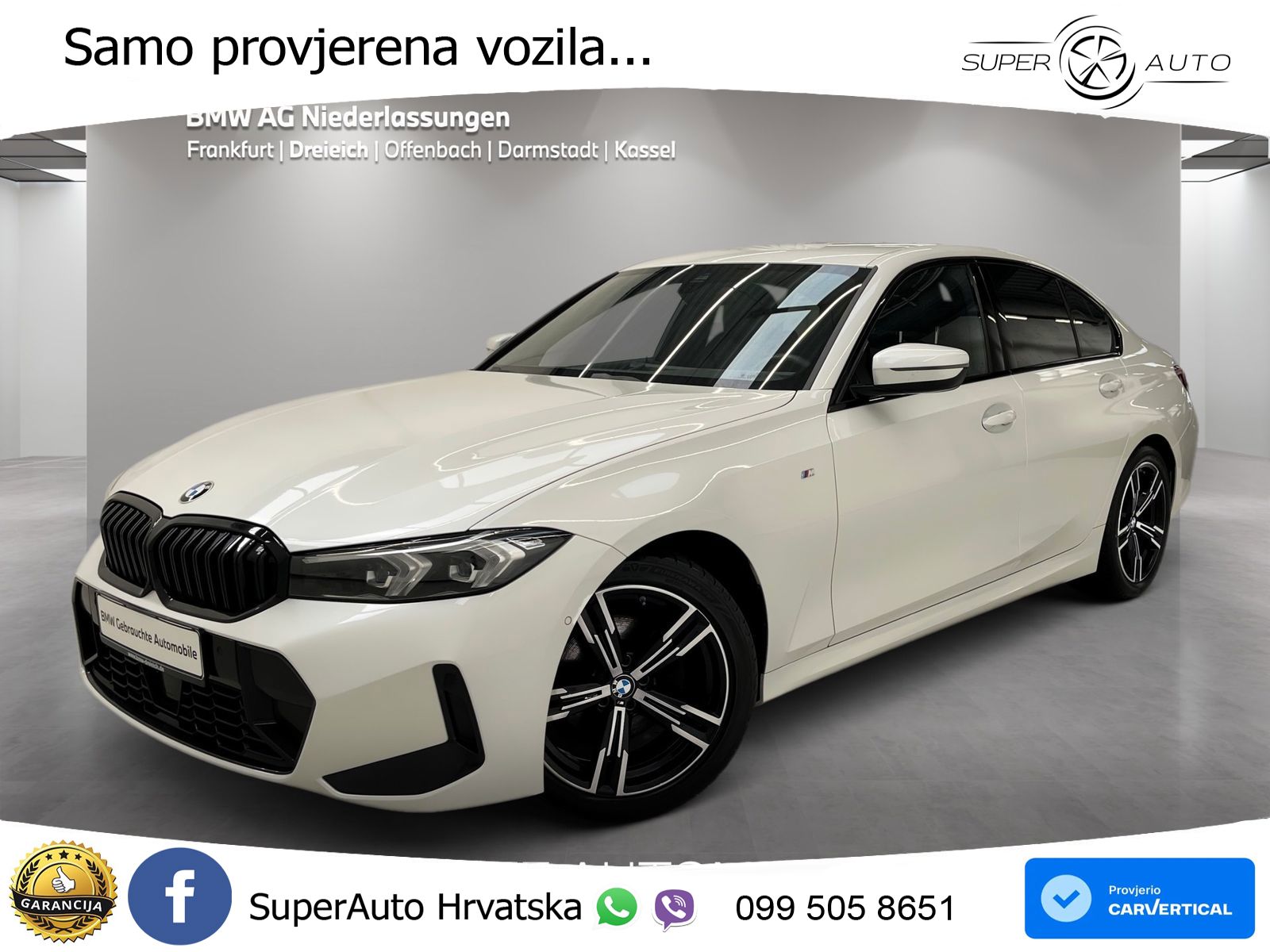 BMW 320d (190 KS) Steptronic M Sport LED+GR SJED+ACC
