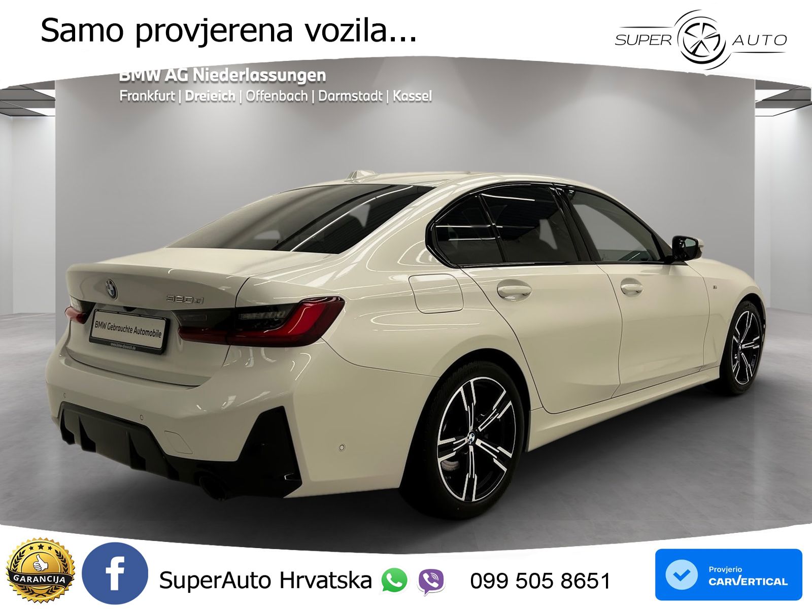 BMW 320d (190 KS) Steptronic M Sport LED+GR SJED+ACC
