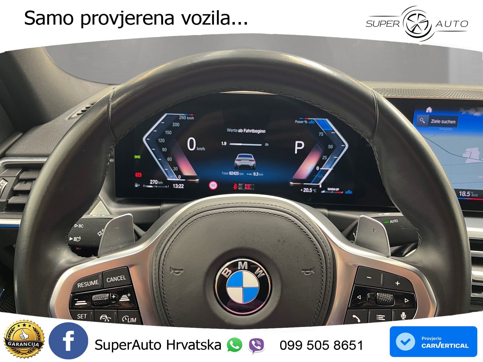 BMW 320d (190 KS) Steptronic M Sport LED+GR SJED+ACC