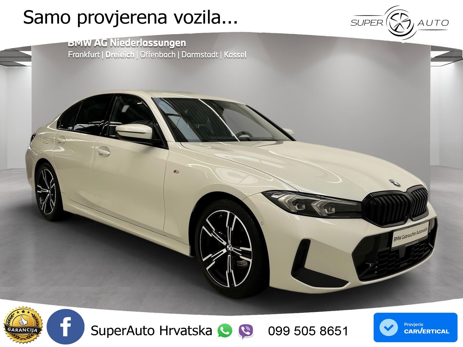 BMW 320d (190 KS) Steptronic M Sport LED+GR SJED+ACC