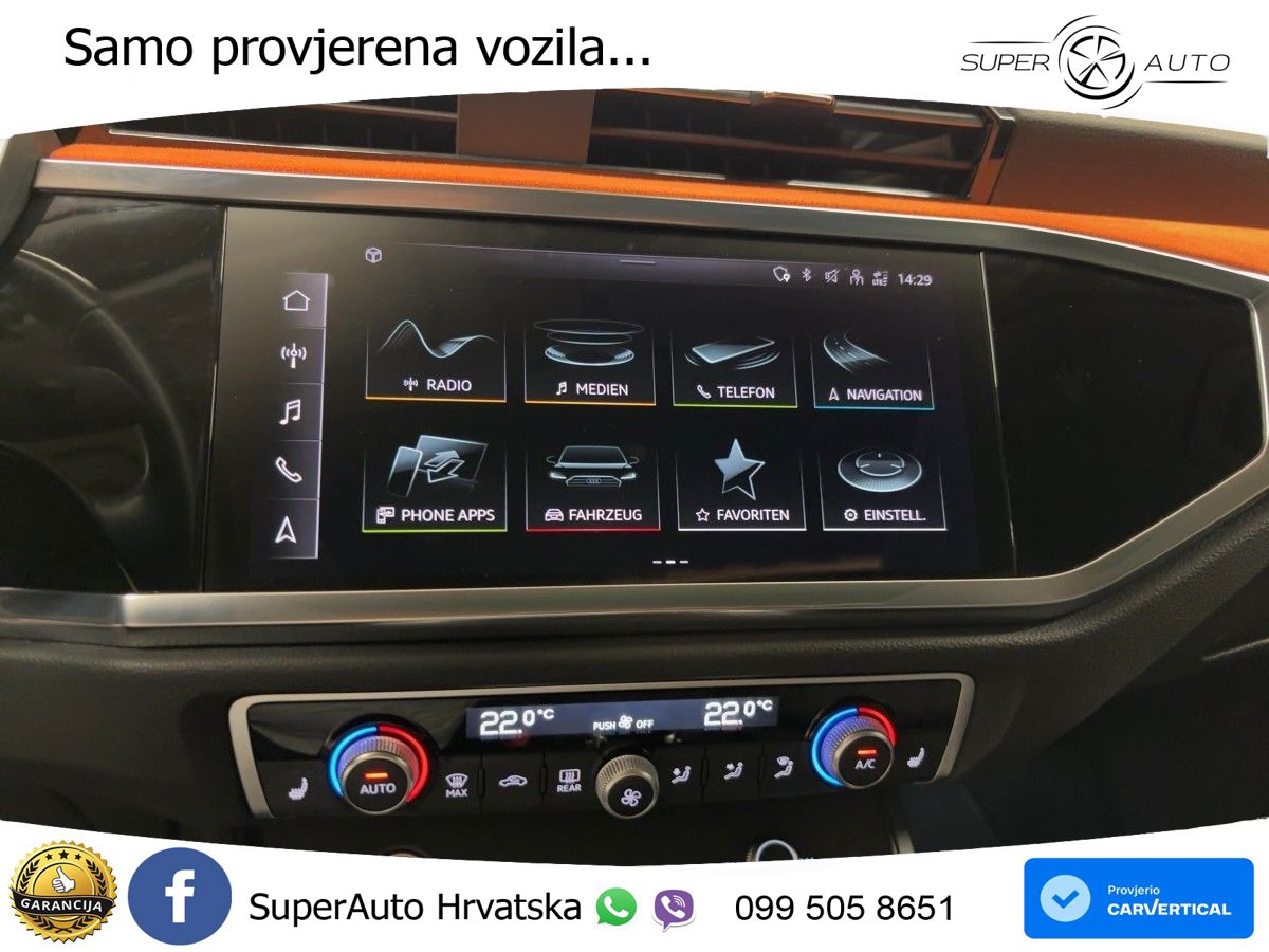 Audi Q3 35 TFSI (150 KS) S tronic advanced LED+GR SJED+ACC