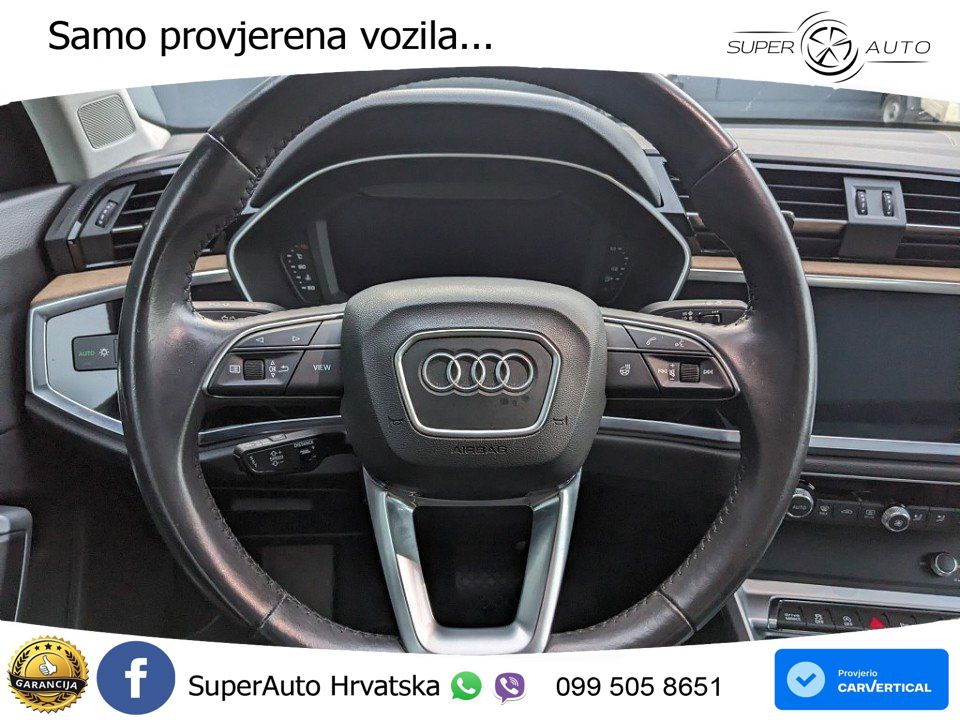 Audi Q3 40 TFSI (190 KS) quattro S tronic advanced LED+GR SJED+ACC