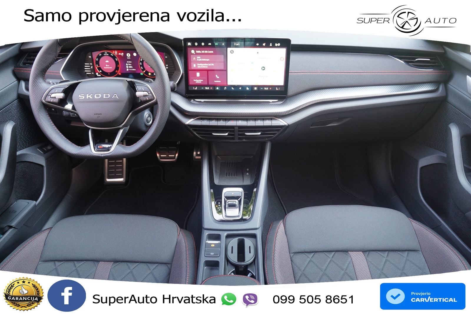 Škoda Octavia Combi RS 2.0 TSI (265 KS) DSG LED+GR SJED+ACC