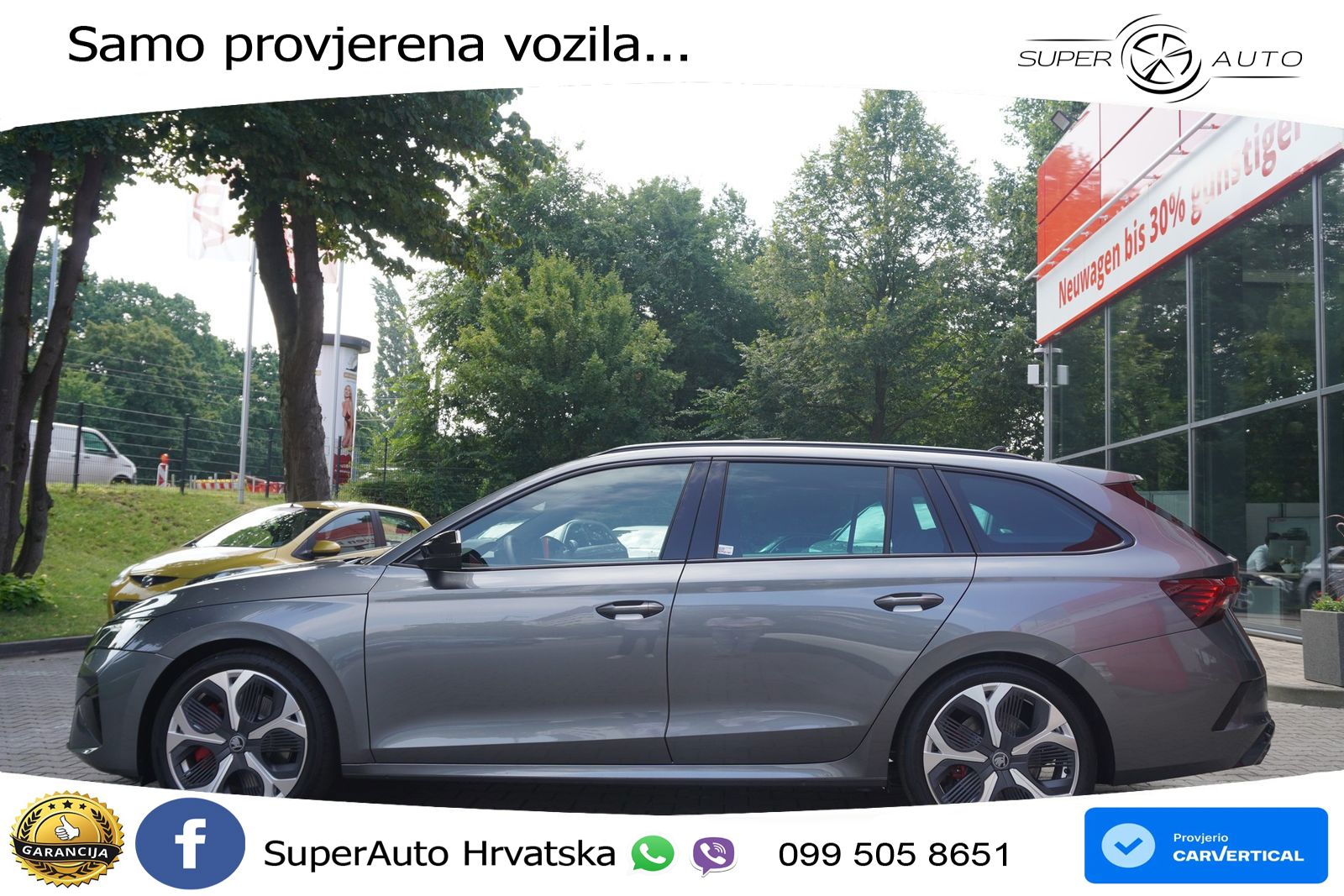 Škoda Octavia Combi RS 2.0 TSI (265 KS) DSG LED+GR SJED+ACC
