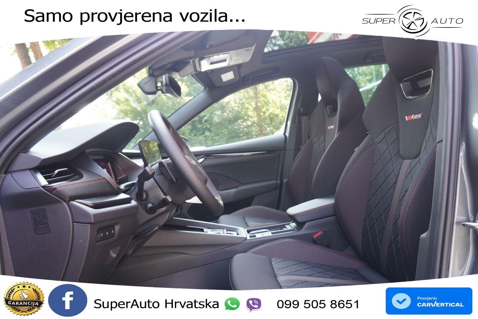 Škoda Octavia Combi RS 2.0 TSI (265 KS) DSG LED+GR SJED+ACC