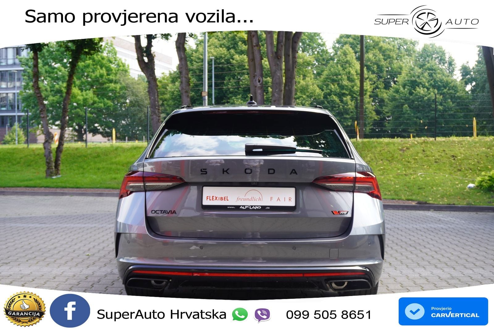 Škoda Octavia Combi RS 2.0 TSI (265 KS) DSG LED+GR SJED+ACC