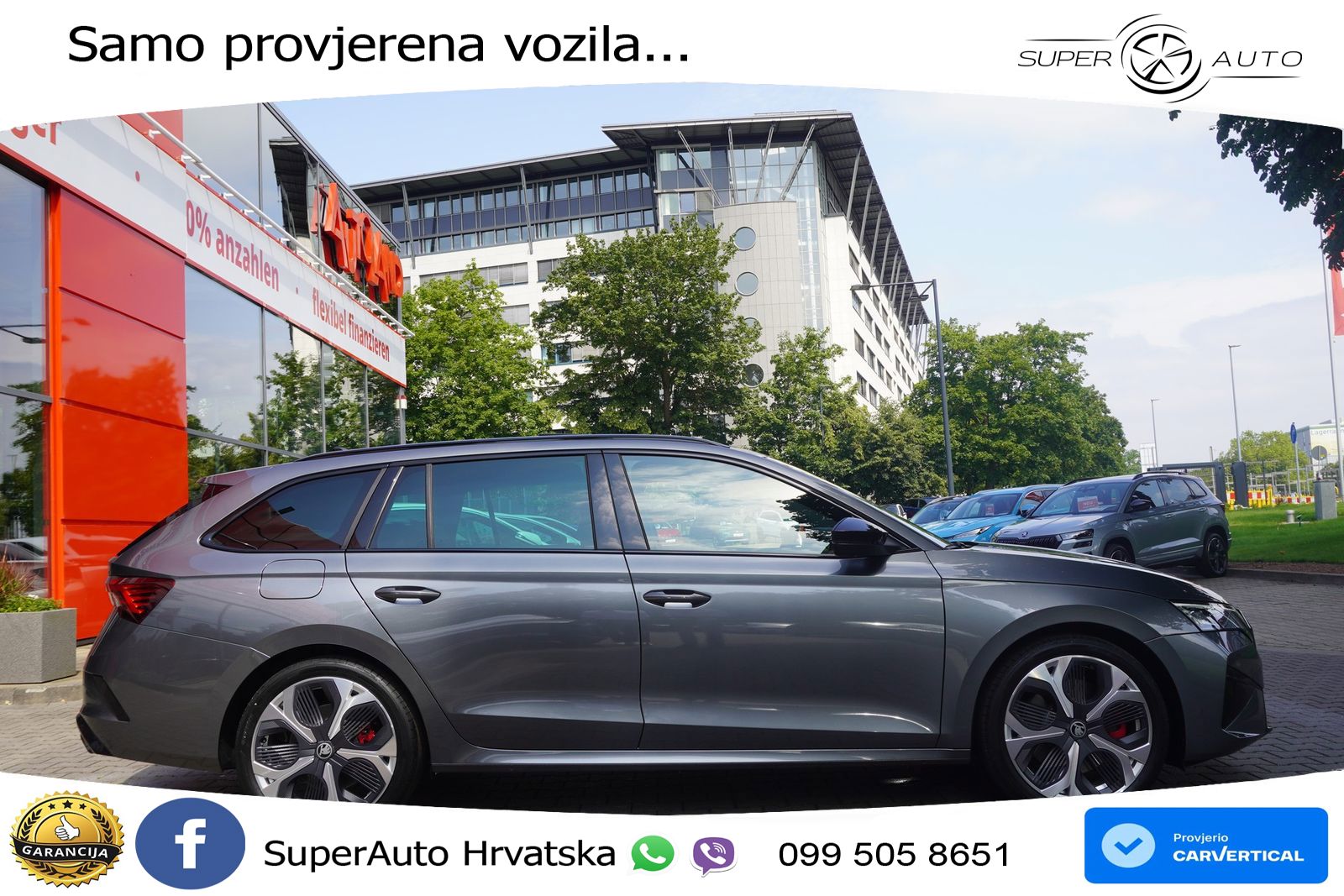 Škoda Octavia Combi RS 2.0 TSI (265 KS) DSG LED+GR SJED+ACC