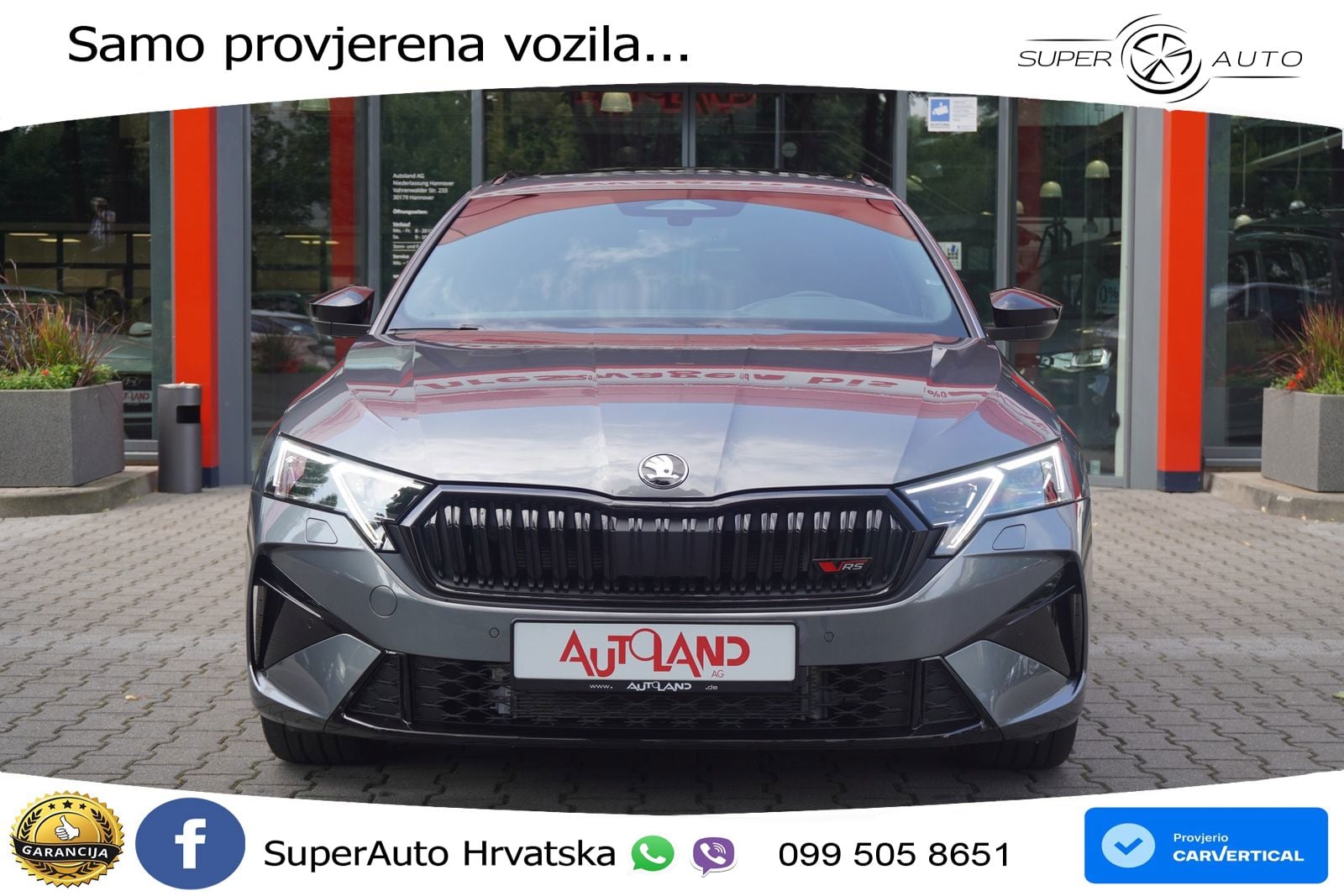 Škoda Octavia Combi RS 2.0 TSI (265 KS) DSG LED+GR SJED+ACC