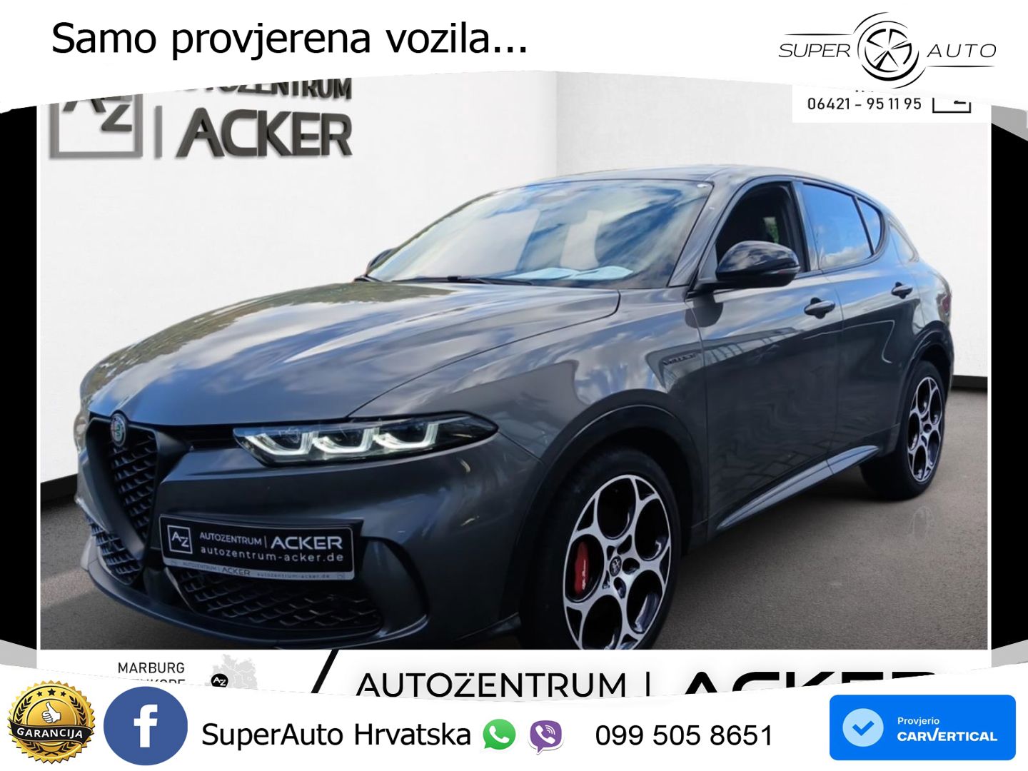 Alfa Romeo Tonale 1.5 VGT (160 KS) 48V-Hybrid TCT MATRIX+GR SJED+KAM