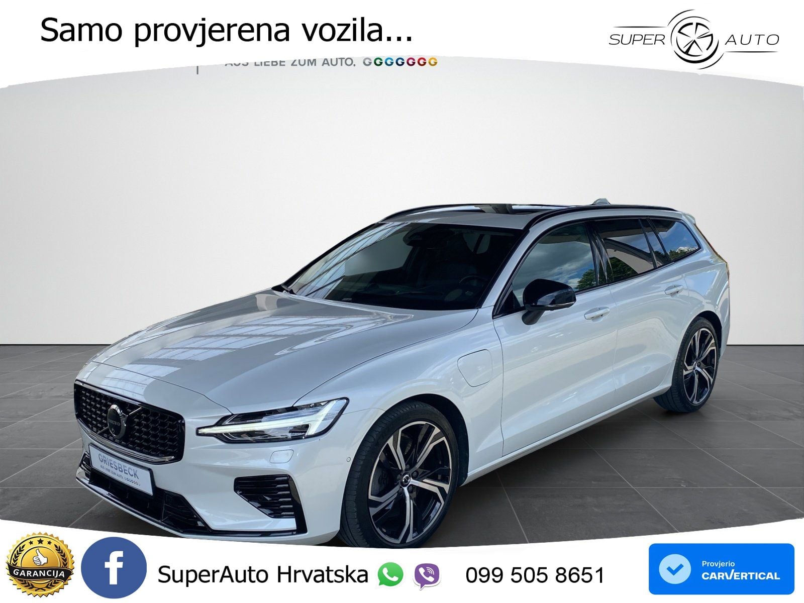 Volvo V60 2.0 T8 AWD Geartronic LED+GR SJED+ACC