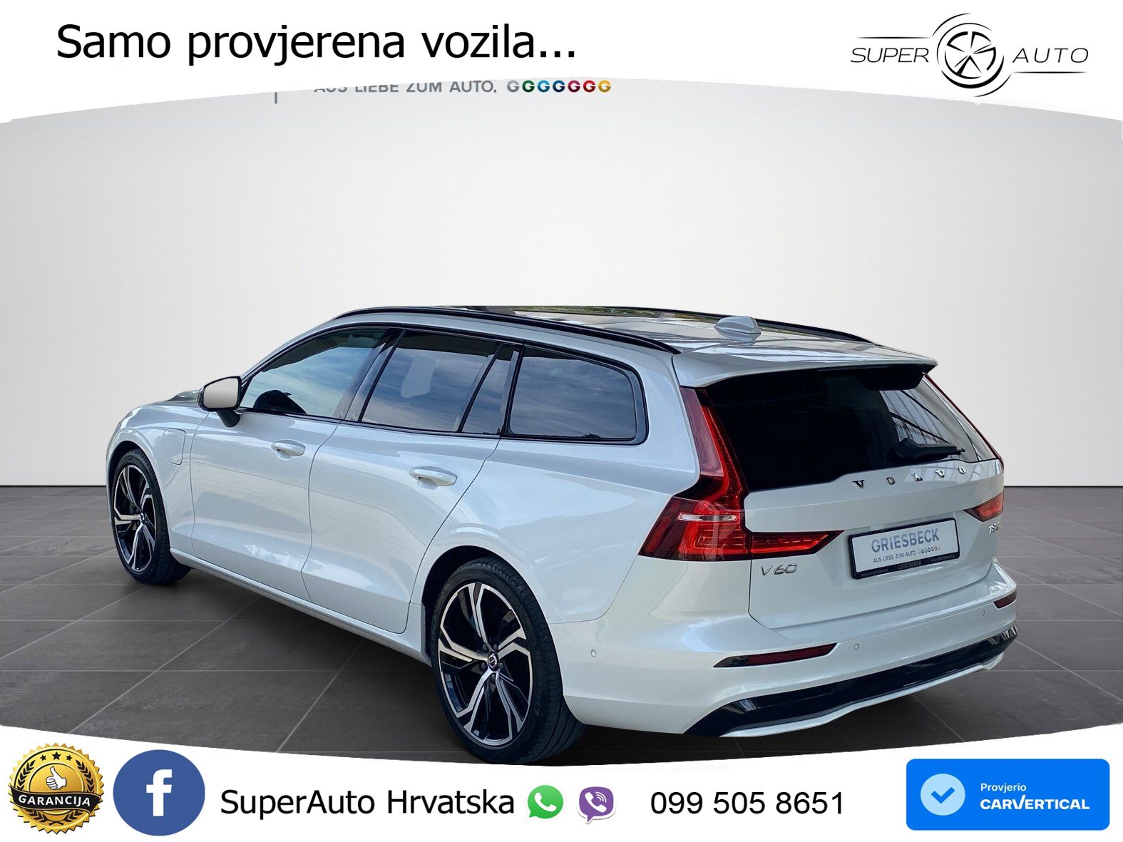 Volvo V60 2.0 T8 AWD Geartronic LED+GR SJED+ACC