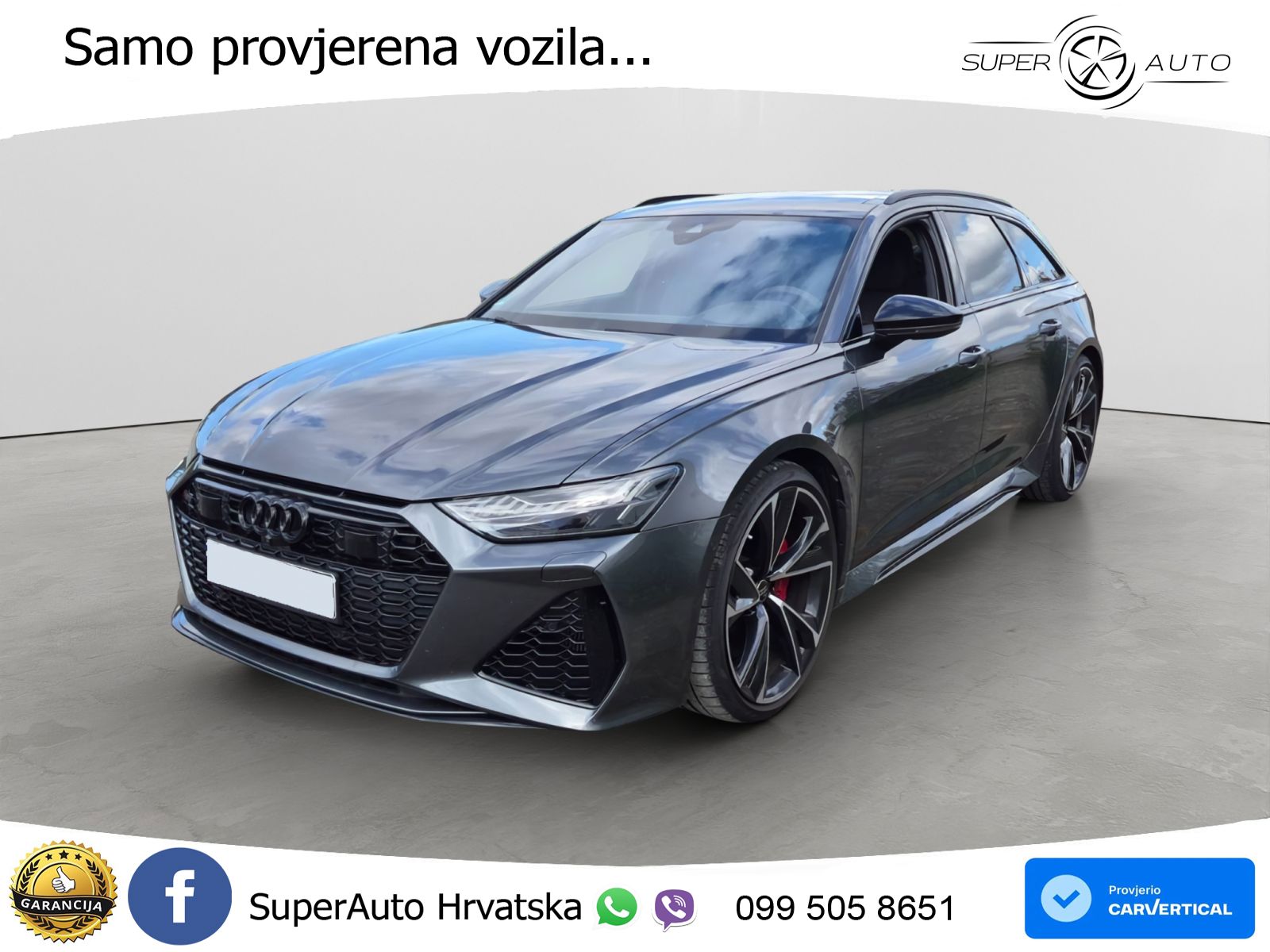 Audi RS6 Avant 4.0 TFSI V8 (600 KS) quattro Tiptronic Kuka LED+GR SJED+ACC