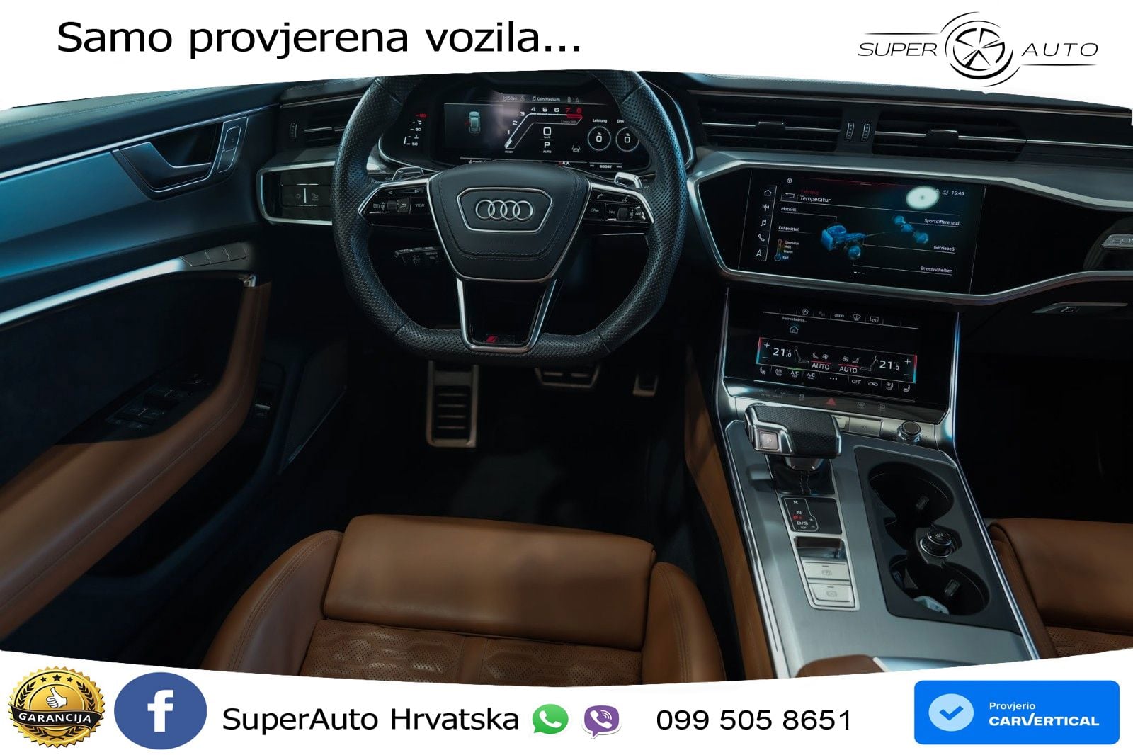 Audi RS6 Avant 4.0 TFSI V8 performance (630 KS)  quattro tiptronic LED+GR SJED+ACC