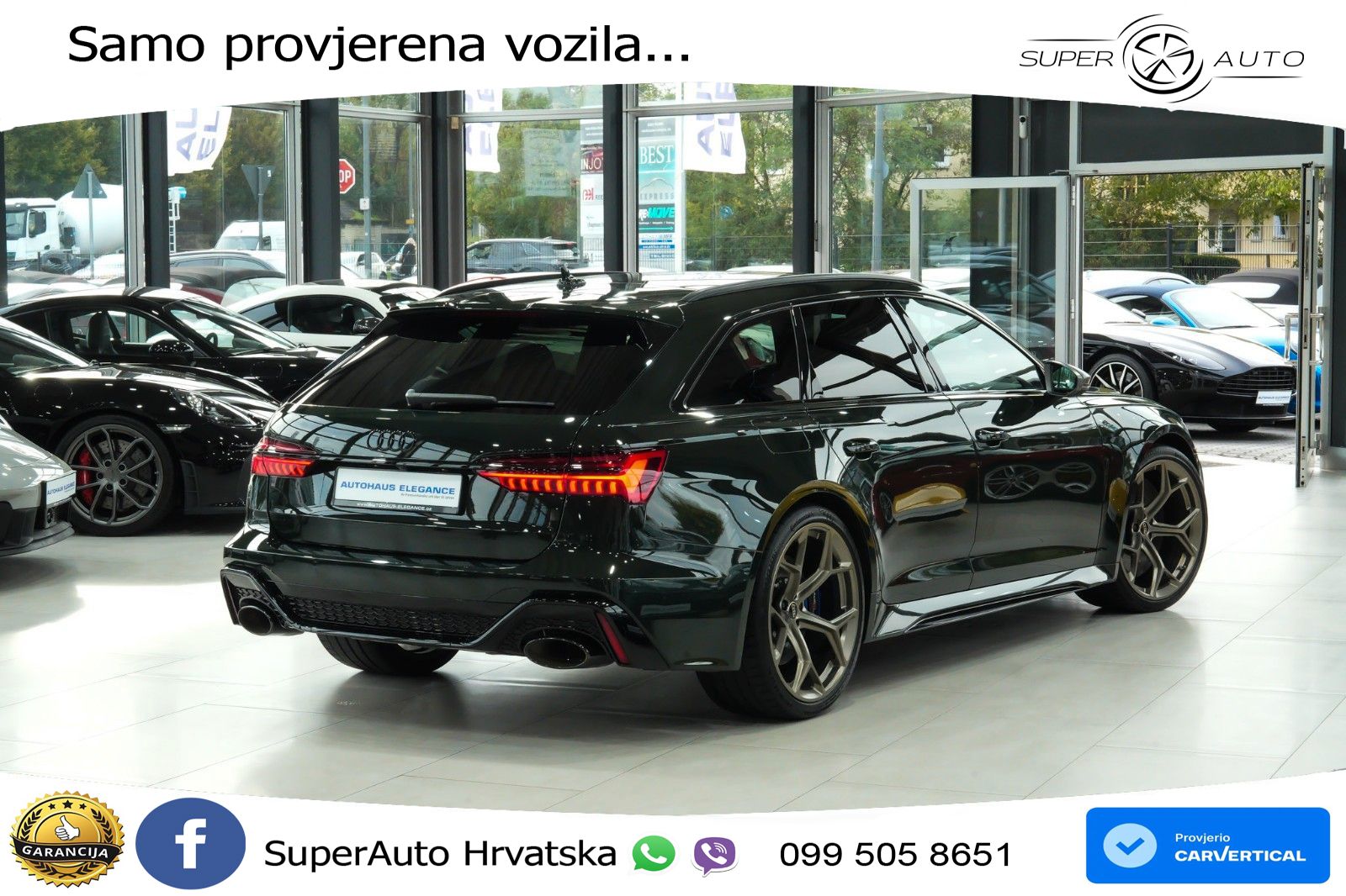 Audi RS6 Avant 4.0 TFSI V8 performance (630 KS)  quattro tiptronic LED+GR SJED+ACC