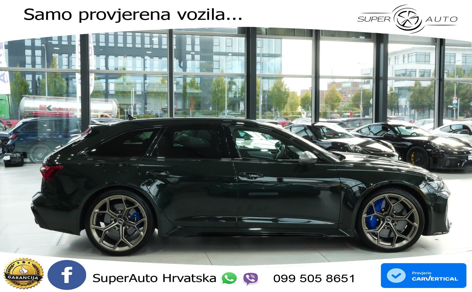 Audi RS6 Avant 4.0 TFSI V8 performance (630 KS)  quattro tiptronic LED+GR SJED+ACC